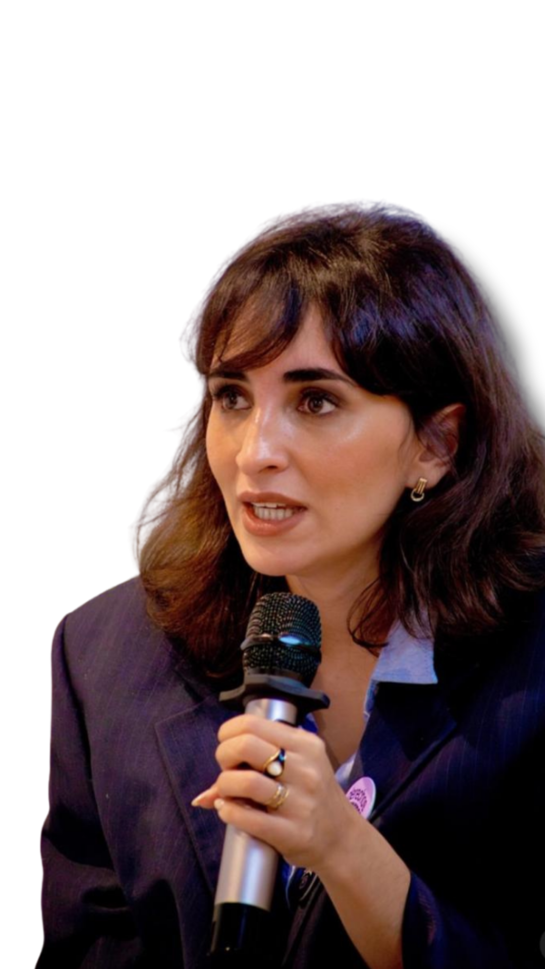 Noor Ammar Lamarty speaking at an event